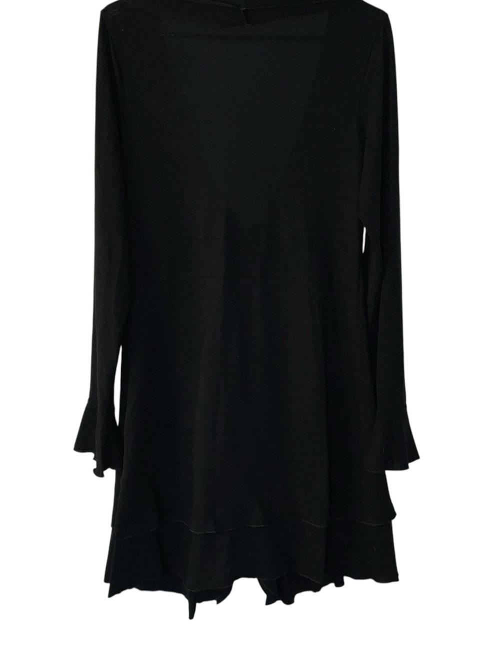 EARTHBOUND Black Open-Front Draped Blazer - Picture 5 of 7